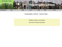 Tablet Screenshot of headingleylitfest.org.uk